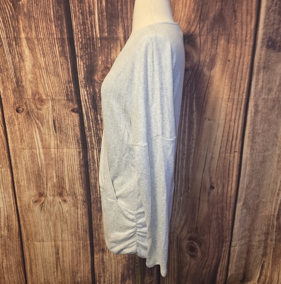 White House Black Market Top Size L Gray - Picture 2 of 9